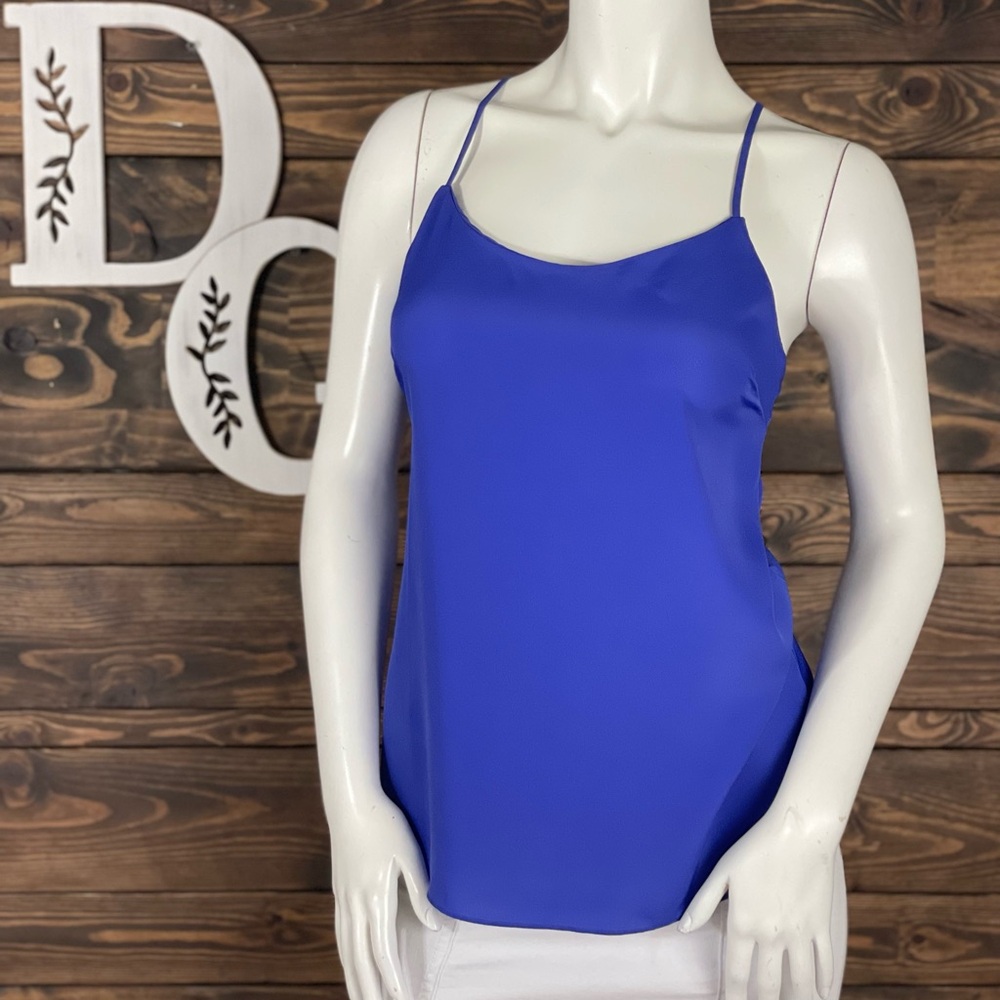 J. Crew | Spaghetti‎ Strap Cami Tank Top Camisole Vibrant Purple Color Racerback